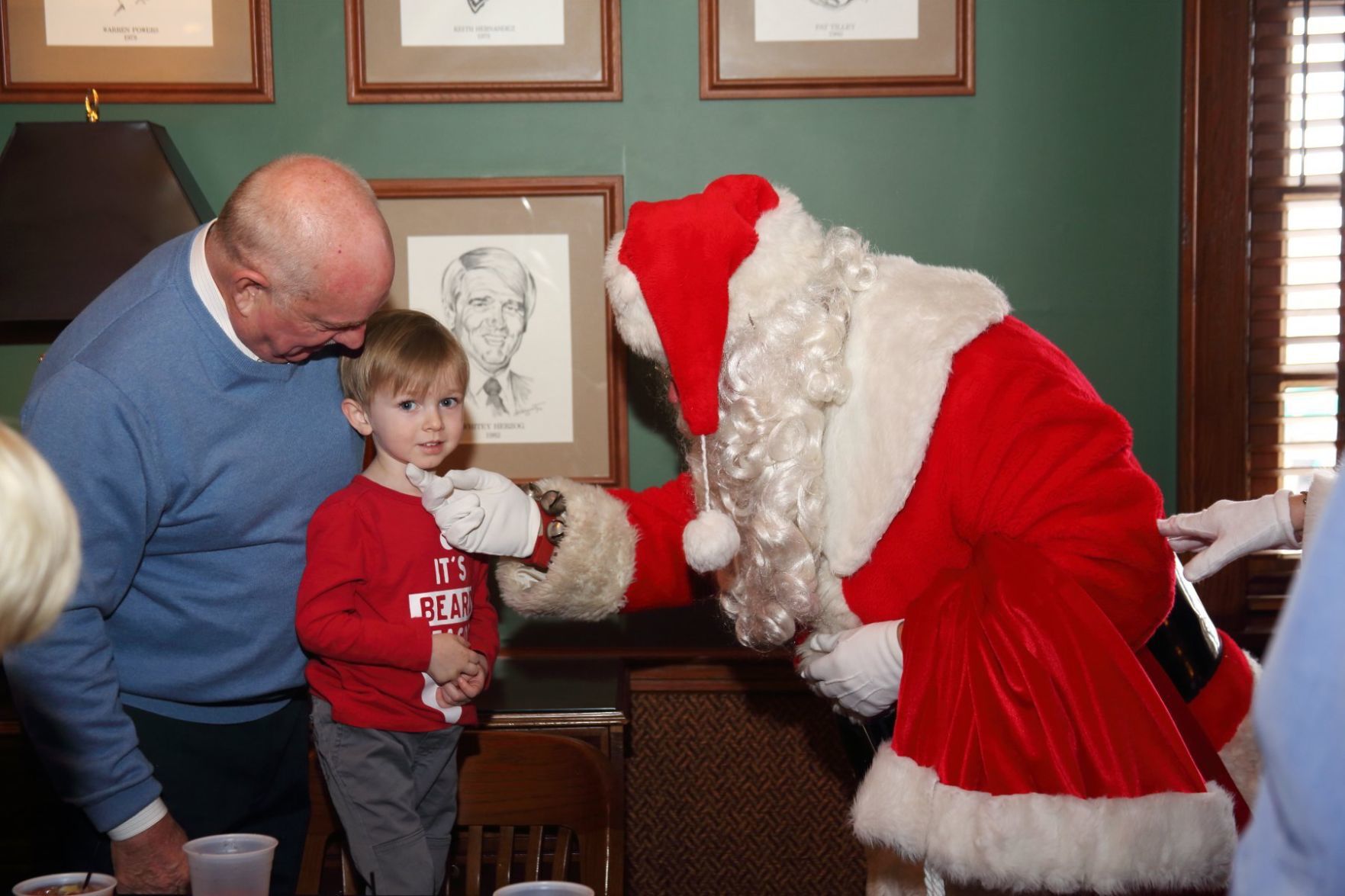 Bill Otto, Oliver Spell, Santa